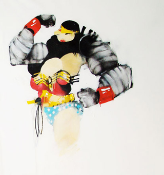 Illustration for article titled Spray Paint Superheros Get a Street Art Sensibility